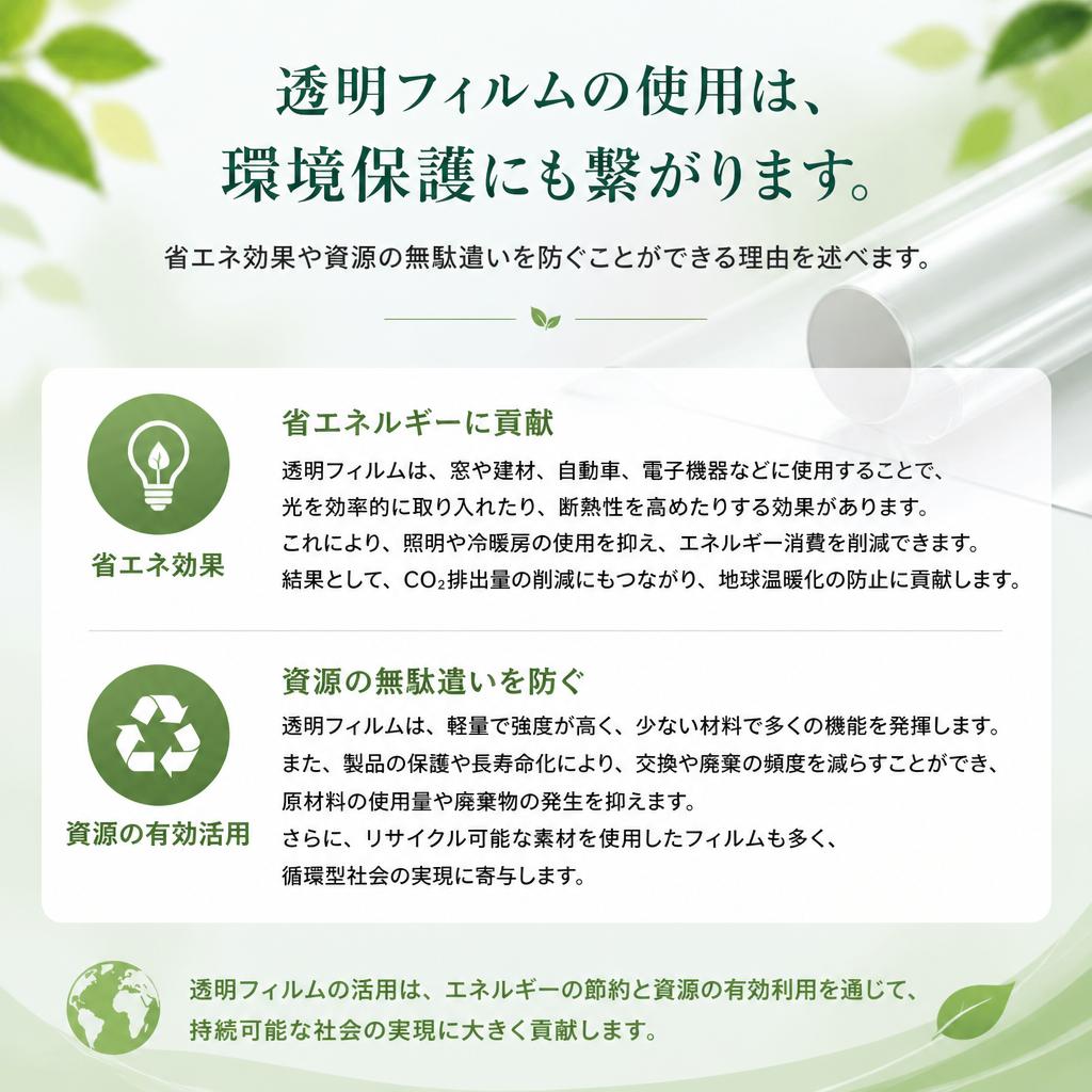環境に優しい選択